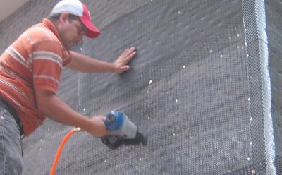 Kick out flashing on chimney