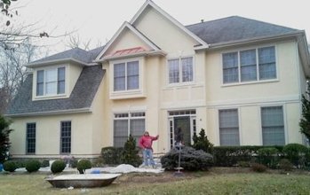 REAL cement stucco in Fairfax, VA