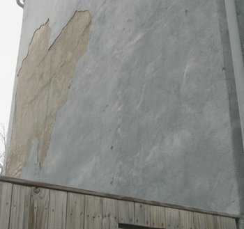 stucco
              falling off