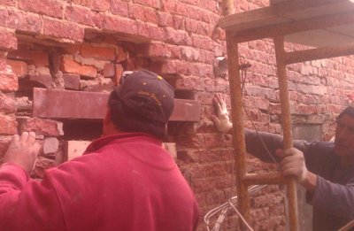 Masonry
              repaired