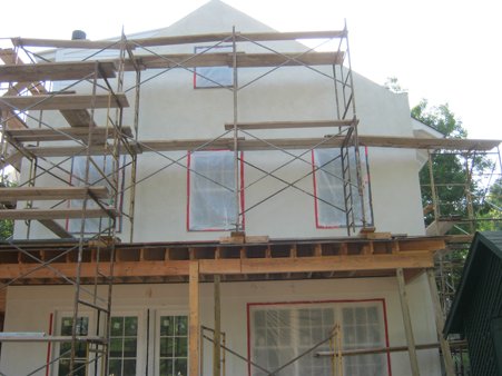 cement and sand traditional stucco finish