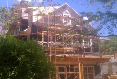 Stucco addition in Alexandria, VA