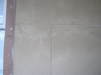 Finished wall.