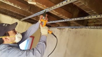 Plaster ceilings replaced in Baltimore, Maryland