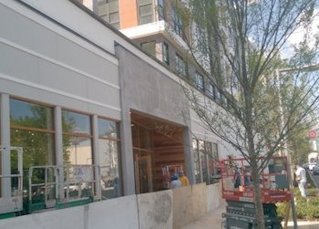 the first building with real stucco in this area since
                the 1960's