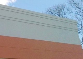 It looks like EIFS but it is not