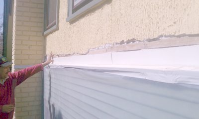 Patch with flashing