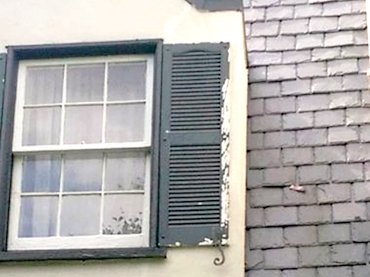 Stucco replaced on this dormer in the Nation's Capital