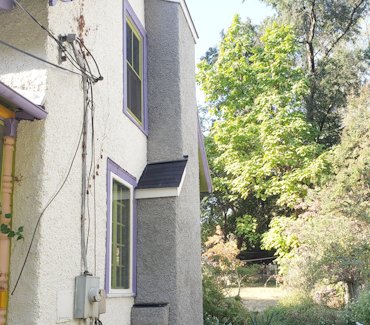 Stucco addition in Takoma Park, Maryland