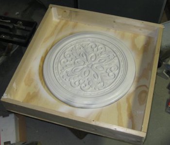 plaster mold prepared