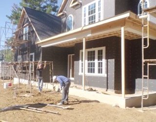 Setting up scaffold in Reedville, Virginia