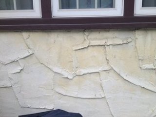 old stucco house in New Jersey