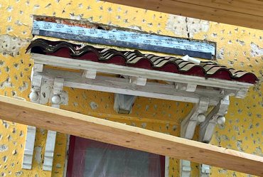 steel flashing was badly rusted in Washington, DC.