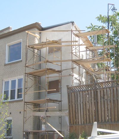 Traditional stucco