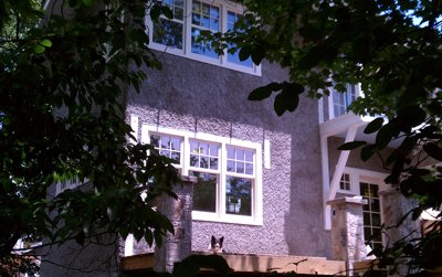 pebble dash stucco