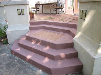 terrace we did in
              2009