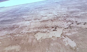 scratch coat is put on the whole wall with acrylic bonder.