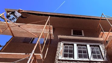 100 year old plus stucco was failing.