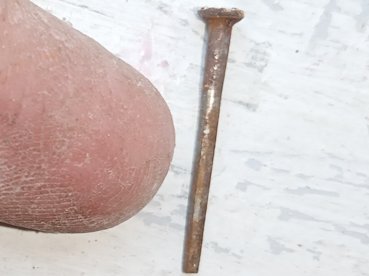 Square nails.