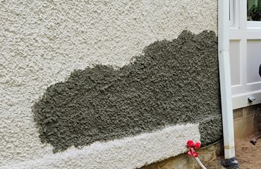 Loose areas repaired