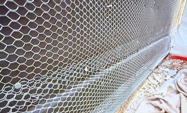 The bottom of the band is terminated with our weep stop.