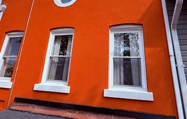 flashing over the porch roof in Washington, DC.