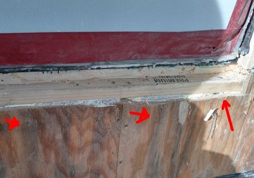 9 month old stucco torn off in Alexandria, Virginia