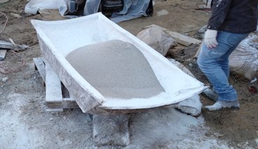 crushed quartz from US Silica.