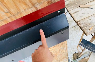 flashing to put on horizontal trim boards.