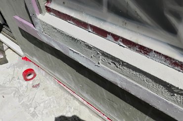 Solid cement window sills in Washington, DC