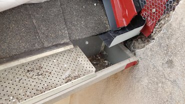 gutter guards create
            a lot of damage.