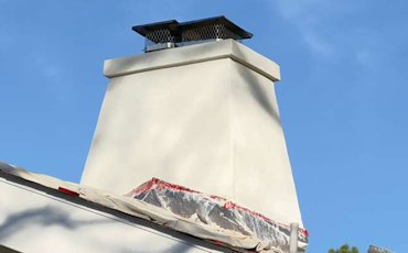 Angular chimney is steeple like.