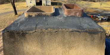 top of the chimneyin Warrenton, Virginia.