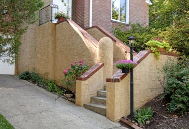 Stucco finished like new