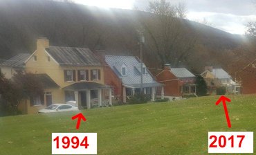 We plastered this house in Harpers Ferry, West Virginia.