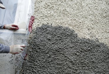 Pebble dash repair matches exactly in Washington, DC.