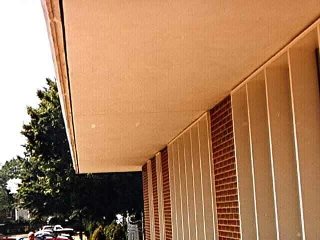 Stucco ceiling at Ft.Myer, Arlington, VA