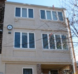 Color Pebble dash stucco in Washington, DC