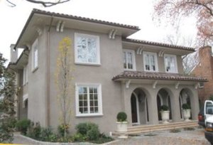 New Spanish style house in Alexandria, Virginia.