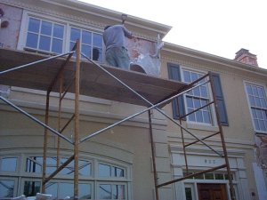 We tore off all the EIFS on the house