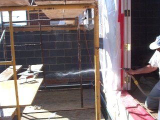 Blocks are nice-no need to put on metal lath