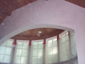 Arch in dining room