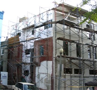 Back of building.
We are going to stucco this