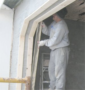 Mynor fills in wall and rods off