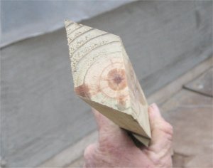 A kitchen addition that was added on in the recent past