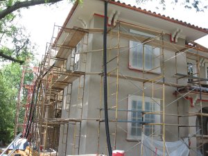 Spanish  style stucco