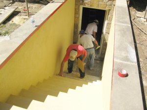 New stucco house