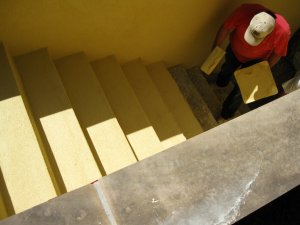 Color cement stucco finish