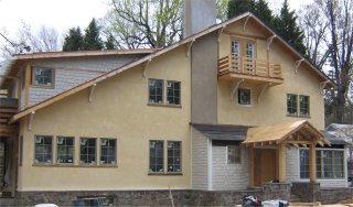 stucco  house in Takoma Park