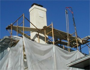 Stucco on the side wall
                and chimney replaced.